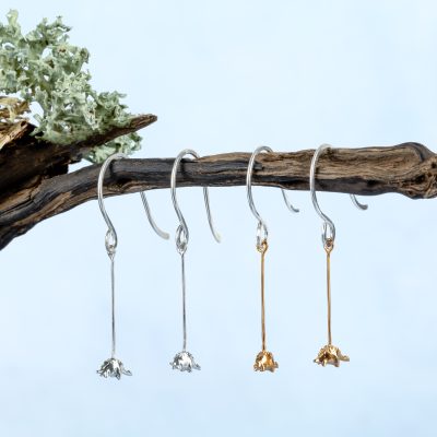 [Stegosaurus Earrings] – Sterling Silver